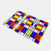 Mondrian Fußmatte (Schrägansicht)