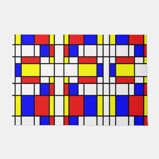 Mondrian Fußmatte (Vorderseite)