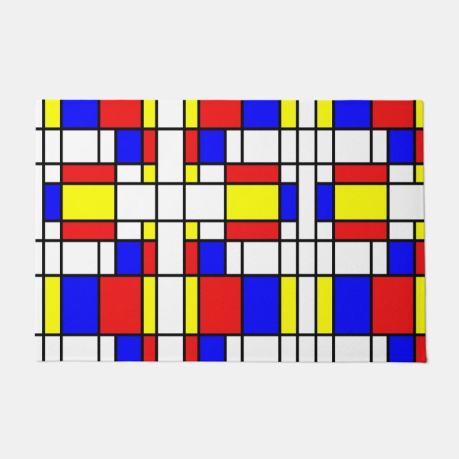  Mondrian Fußmatte (Vorderseite)