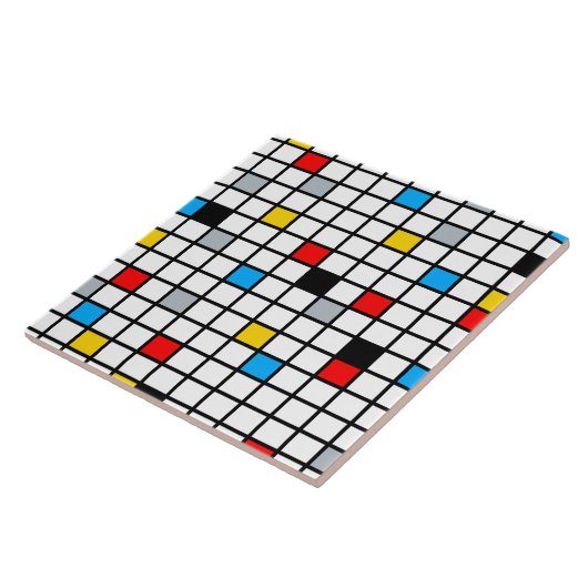 Mondrian Geometric Minimalistisch Comopsition Mode Fliese (Seite)