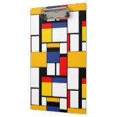 Mondrian Geometric Minimalistisch Comopsition Mode Klemmbrett (Links)