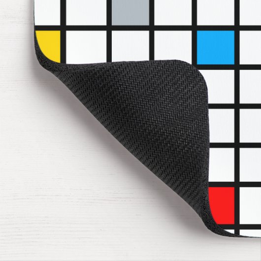 Mondrian Geometric Minimalistisch Comopsition Mode Mousepad (Ecke)