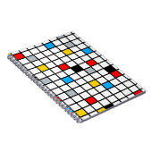 Mondrian Geometric Minimalistisch Comopsition Mode Notizblock (Rechte Seite)