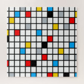 Mondrian Geometric Minimalistisch Comopsition Mode Puzzle (Horizontal)