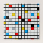 Mondrian Geometric Minimalistisch Comopsition Mode Puzzle (Vertikal)