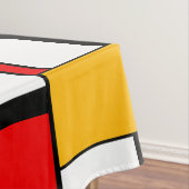 Mondrian Geometric Minimalistisch Comopsition Mode Tischdecke (Beispiel)