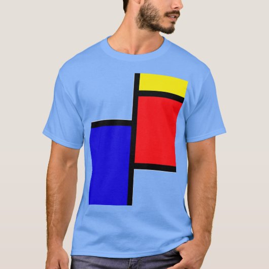 Mondrian-Geschenk Freund Vintage T-Shirt (Vorderseite)