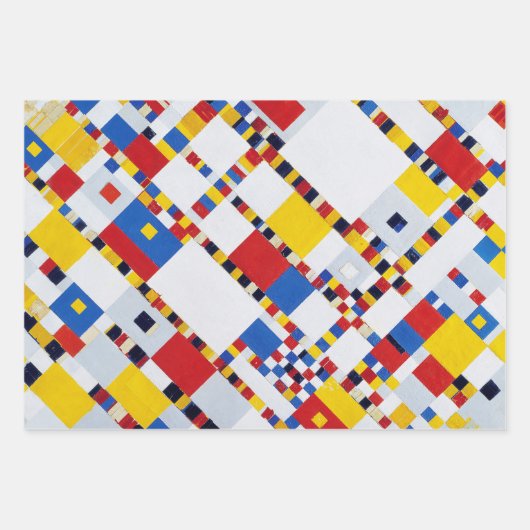 Mondrian Geschenkpapier Set (Vorderseite 3)