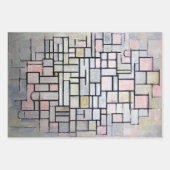 Mondrian Geschenkpapier Set (Vorderseite 2)