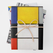 Mondrian Geschenkpapier Set (Beispiel)