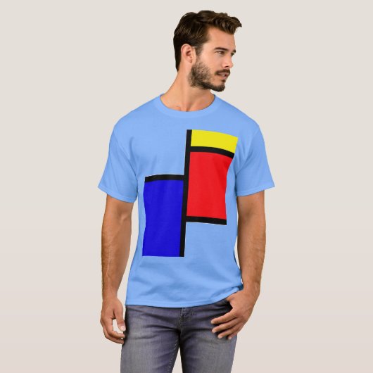 Mondrian gift friend vintage T-Shirt (Vorne ganz)