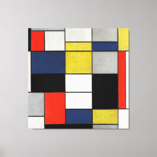 MONDRIAN - Große Zusammensetzung A - 1919-1920 - Leinwanddruck