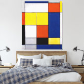 MONDRIAN - Große Zusammensetzung B - 1920 - Leinwanddruck (Insitu (Schlafzimmer))