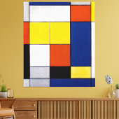 MONDRIAN - Große Zusammensetzung B - 1920 - Leinwanddruck (Insitu (Wohnzimmer))