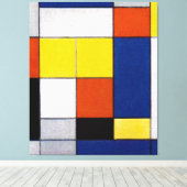MONDRIAN - Große Zusammensetzung B - 1920 - Leinwanddruck (Insitu (Holzboden))