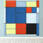 MONDRIAN - Große Zusammensetzung C - 1920 - Leinwanddruck (Insitu (Holzboden))