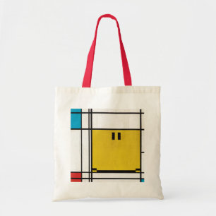 mondrian-Happy-Face-Tasche Tragetasche