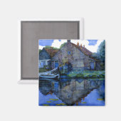 Mondrian - Haus am Gein Magnet (Vorderseite/Rückseite)