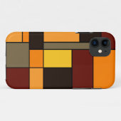 Mondrian Herbst Case-Mate iPhone Hülle (Rückseite (Horizontal))