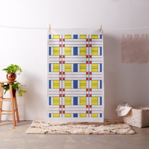 Mondrian II Minimalist De Stijl Moderne Kunstgesta Stoff