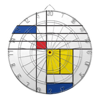 Mondrian II Minimalistisch De Stijl Modernes Art D Dartscheibe