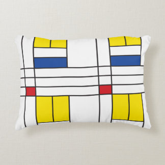 Mondrian II Minimalistisch De Stijl Modernes Art D Dekokissen