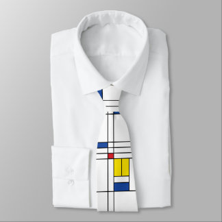 Mondrian II Minimalistisch De Stijl Modernes Art D Krawatte