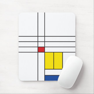 Mondrian II Minimalistisch De Stijl Modernes Art D Mousepad