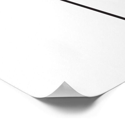 Mondrian II Minimalistisch De Stijl Modernes Art D Poster (Ecke)