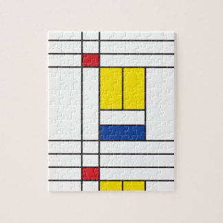 Mondrian II Minimalistisch De Stijl Modernes Art D Puzzle