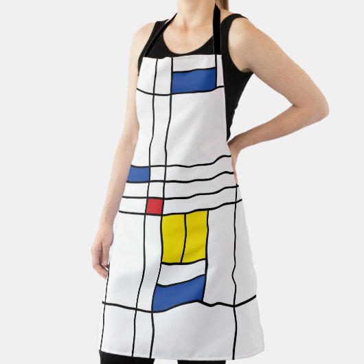 Mondrian II Minimalistisch De Stijl Modernes Art D Schürze (InSitu)