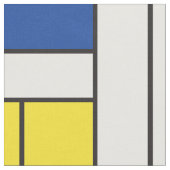 Mondrian II Minimalistisch De Stijl Modernes Art D Stoff (Nahaufnahme)