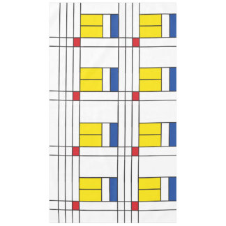 Mondrian II Minimalistisch De Stijl Modernes Art D Tischdecke