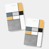 Mondrian Inspiration Ausweis (Vorder- & Rückseite)