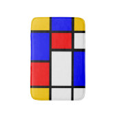 Mondrian-Inspiration Badematte (Vorderseite Vertikal)