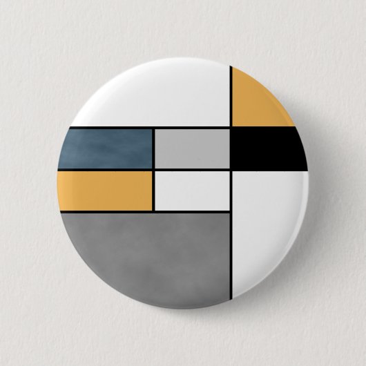 Mondrian Inspiration Button (Vorderseite)