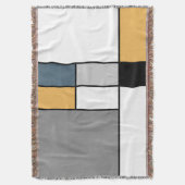 Mondrian Inspiration Decke (Vorderseite Vertikal)