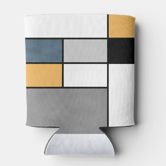 Mondrian Inspiration Dosenkühler (Rückseite)