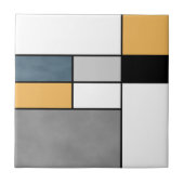 Mondrian Inspiration Fliese (Vorderseite)