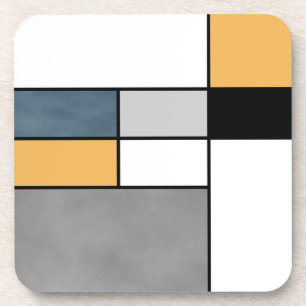 Mondrian Inspiration Getränkeuntersetzer