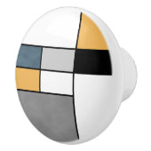 Mondrian Inspiration Keramikknauf (Rechts)