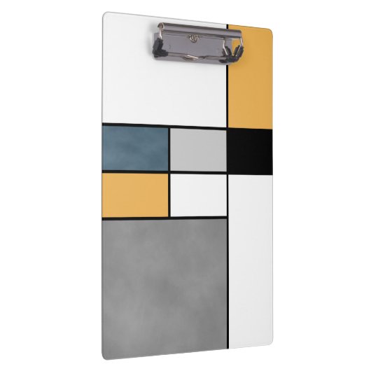 Mondrian Inspiration Klemmbrett (Rechts)
