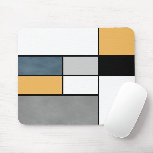Mondrian Inspiration Mousepad (Mit Mouse)
