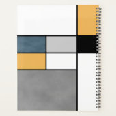 Mondrian Inspiration Planer (Rückseite)