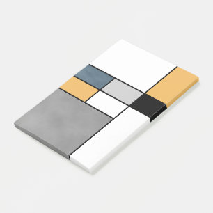 Mondrian Inspiration Post-it Klebezettel