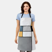 Mondrian Inspiration Schürze (Getragen)