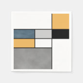 Mondrian Inspiration Serviette (Vorderseite)