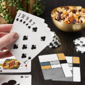 Mondrian Inspiration Spielkarten (In Situ)