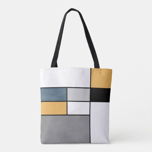 Mondrian Inspiration Tasche (Rückseite)