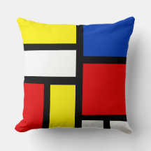 Mondrian Inspiriert Abstrakt Art Throw Kissen